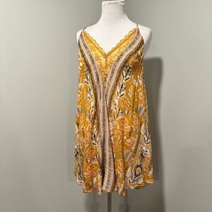 Free People Intimately Lacy Patterned Tank Top